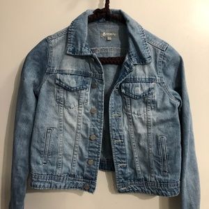 Tractr Cropped Jean Jacket sz XS-S (adult)